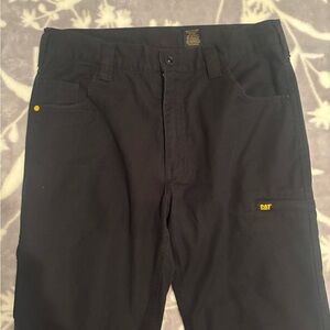 Caterpillar men’s pants. Black.  Size 32w, 32 length